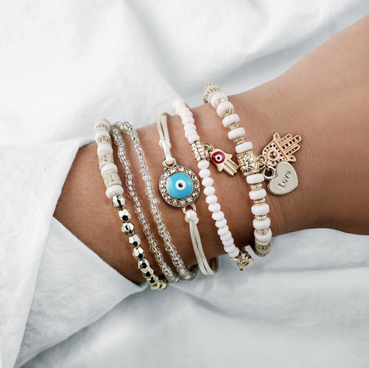 Hamsa apyrankės rinkinys